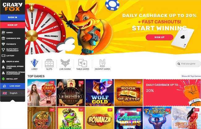 Crazy Fox Casino