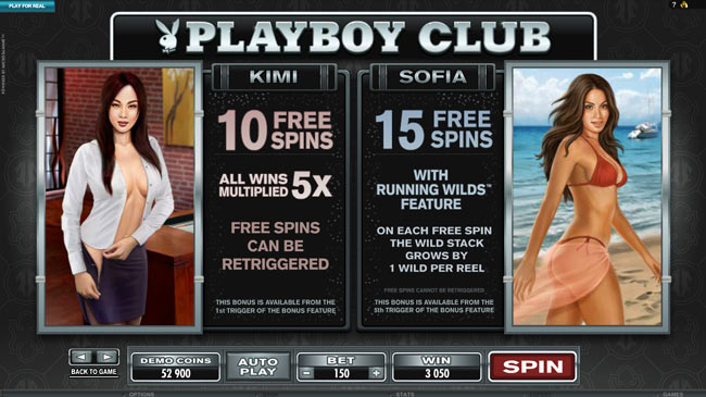 Free Spins Playboy Video slot